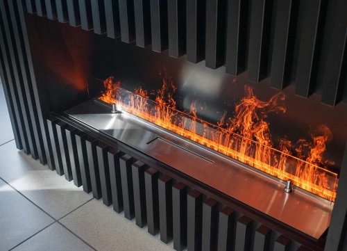 Электроочаг Schönes Feuer 3D FireLine 600 со стальной крышкой в Омске