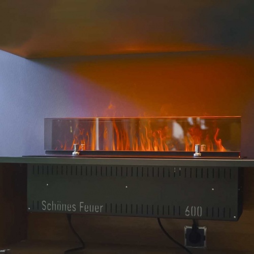 Электроочаг Schönes Feuer 3D FireLine 600 Blue (с эффектом cинего пламени) в Омске
