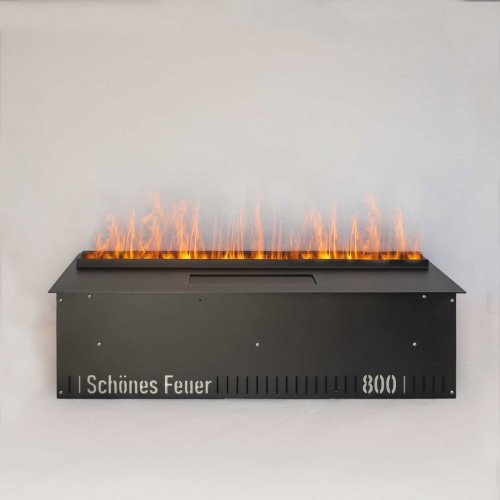 Электроочаг Schönes Feuer 3D FireLine 800 со стальной крышкой в Омске
